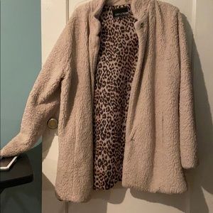 Tan Teddy coat